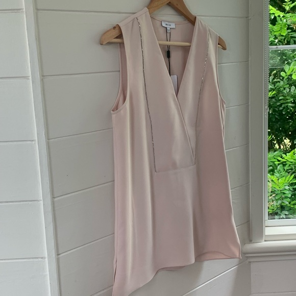 Reiss Tops - NWT: Reiss Charlotte top with silver beaded edging